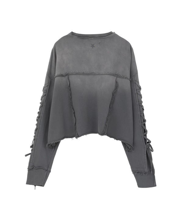 LACE-UP SLEEVE VINTAGE SWEAT 詳細画像 27
