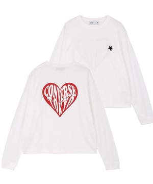 HEART LOGO BACK PRINT TEE