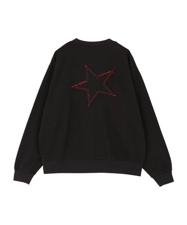 BACK STAR★ PATCH INDIGO SWEAT 詳細画像 14