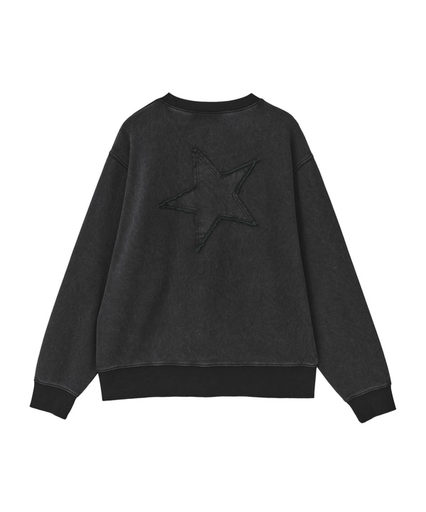 BACK STAR★ PATCH INDIGO SWEAT 詳細画像 3