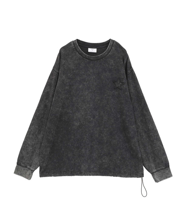 HEM SPINDLE LOGO LONG SLEEVE TEE 詳細画像 1