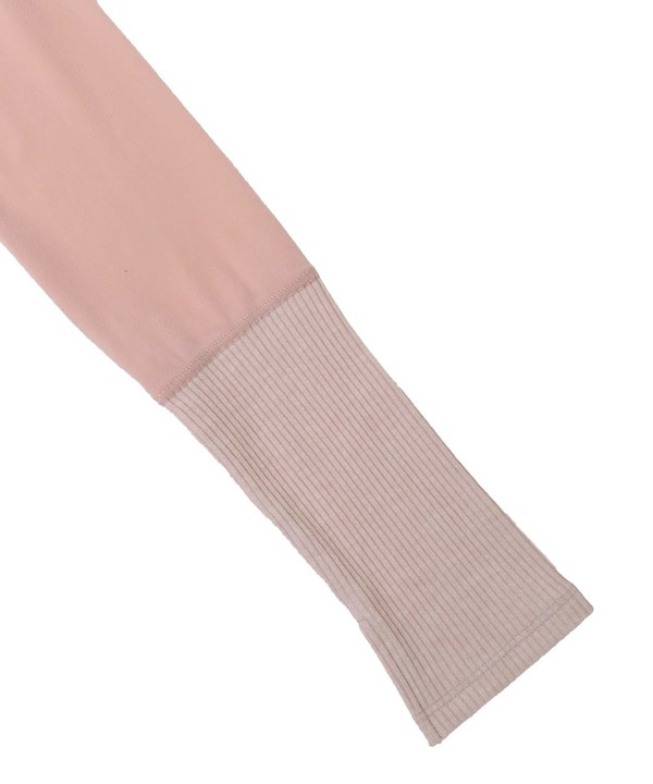 【HL】PATCHWORK VELOR RIB TOP 詳細画像 18