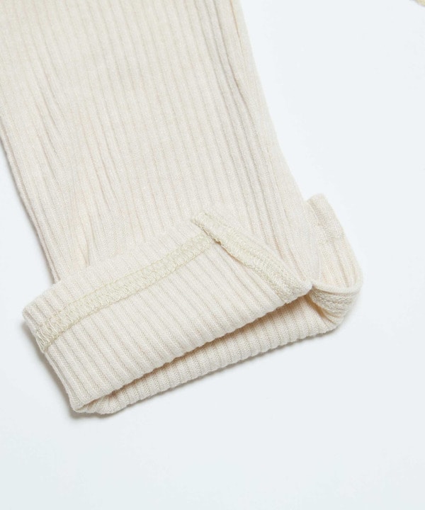 【HL】PATCHWORK VELOR RIB TOP 詳細画像 9