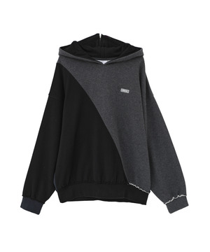 HL ASYMMETRY COLOR HOODIE