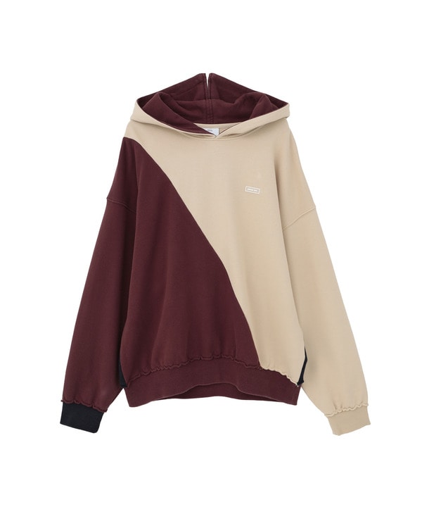 HL ASYMMETRY COLOR HOODIE 詳細画像 2