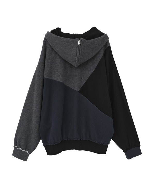 HL ASYMMETRY COLOR HOODIE 詳細画像 3