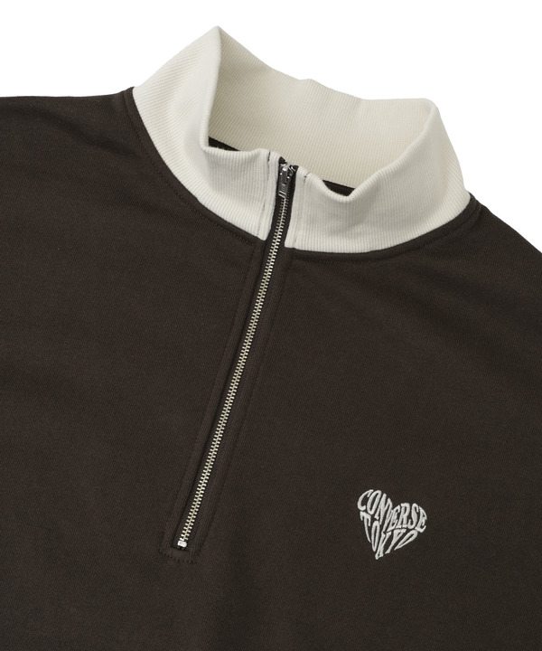 LINE SLEEVE HALF-ZIP SWEAT 詳細画像 12