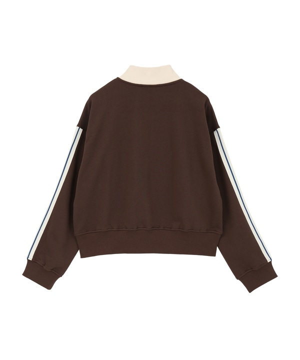 LINE SLEEVE HALF-ZIP SWEAT 詳細画像 18