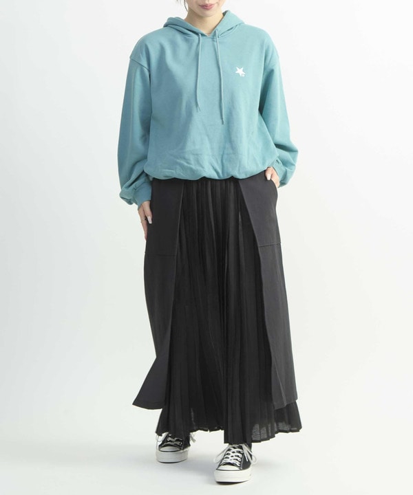 STAR EMBROIDERED BULKY HOODIE 詳細画像 1