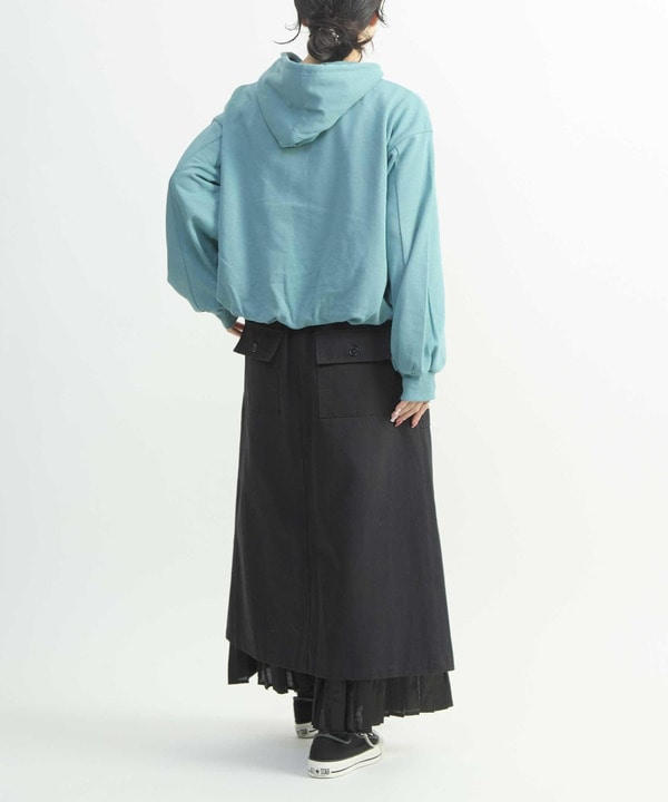 STAR EMBROIDERED BULKY HOODIE 詳細画像 3