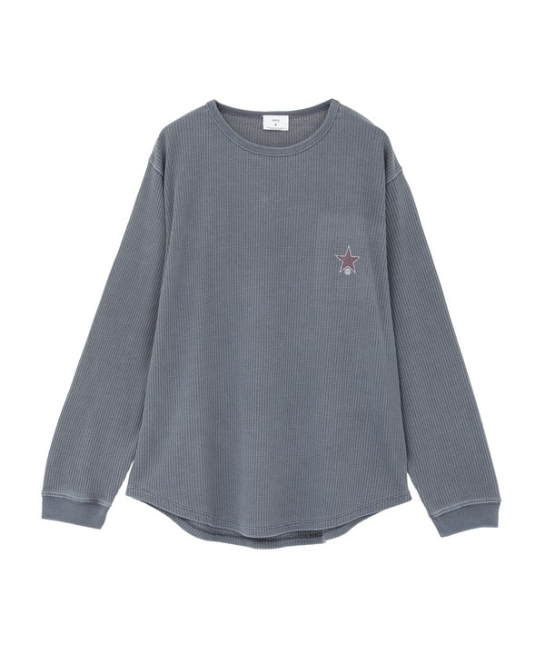 FLOWER & BIRD LOGO WAFFLE LONG SLEEVE TEE 詳細画像 13