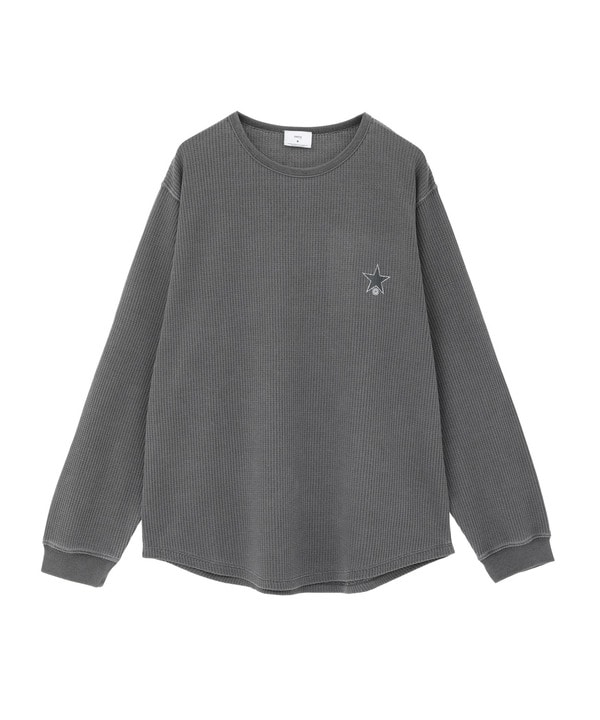 FLOWER & BIRD LOGO WAFFLE LONG SLEEVE TEE 詳細画像 15