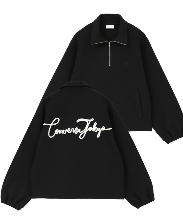 SPINDLE HALF-ZIP SWEAT 詳細画像 ブラック 1