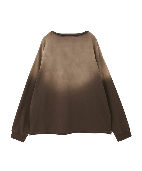 GRADATION DYE CUT-OFF SWEAT 詳細画像 2