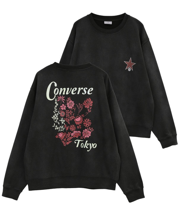 BACK FLOWER PRINT SWEAT 詳細画像 3