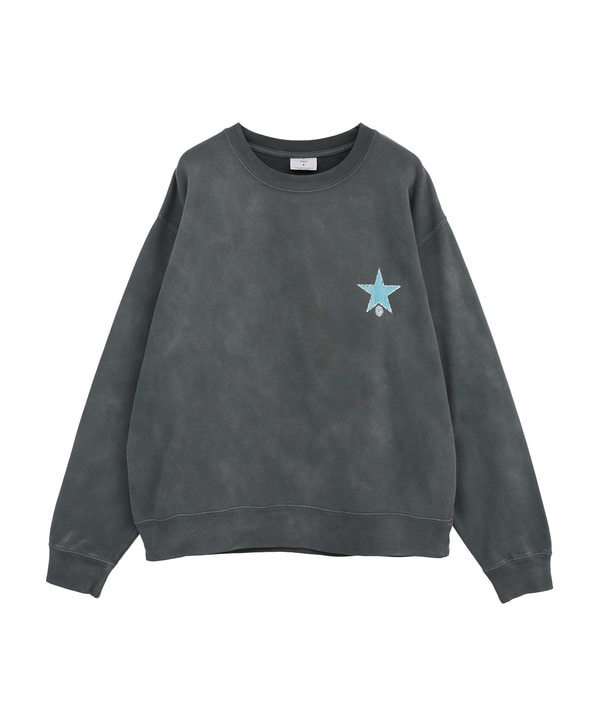 BACK FLOWER PRINT SWEAT 詳細画像 9