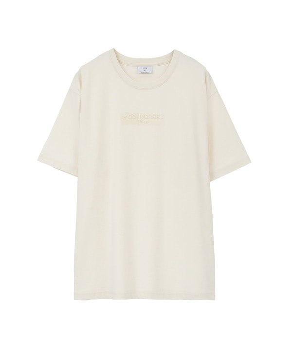 PIGMENT DYE EMBROIDERY LOGO TEE 詳細画像 ライトグレー 1