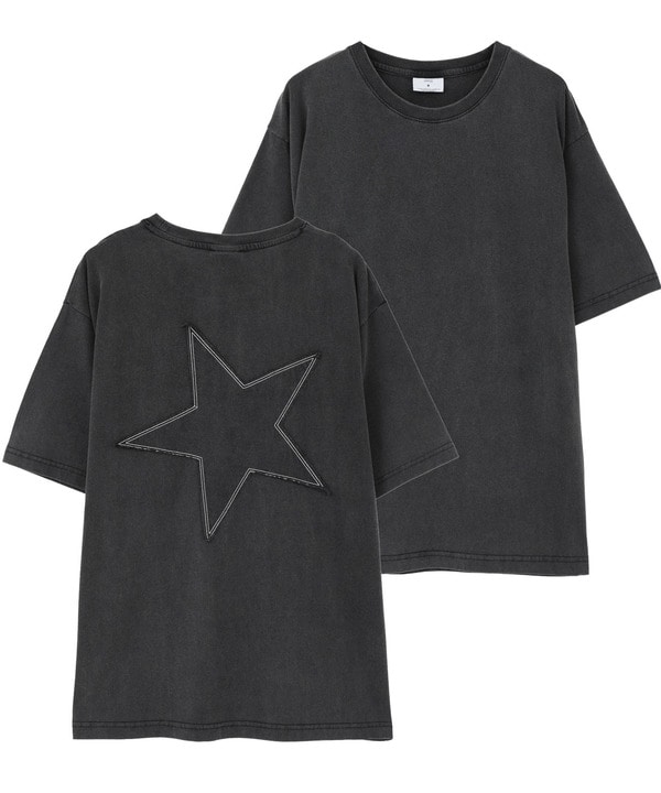 TEEBACK STAR TEE 詳細画像 ブラック 1