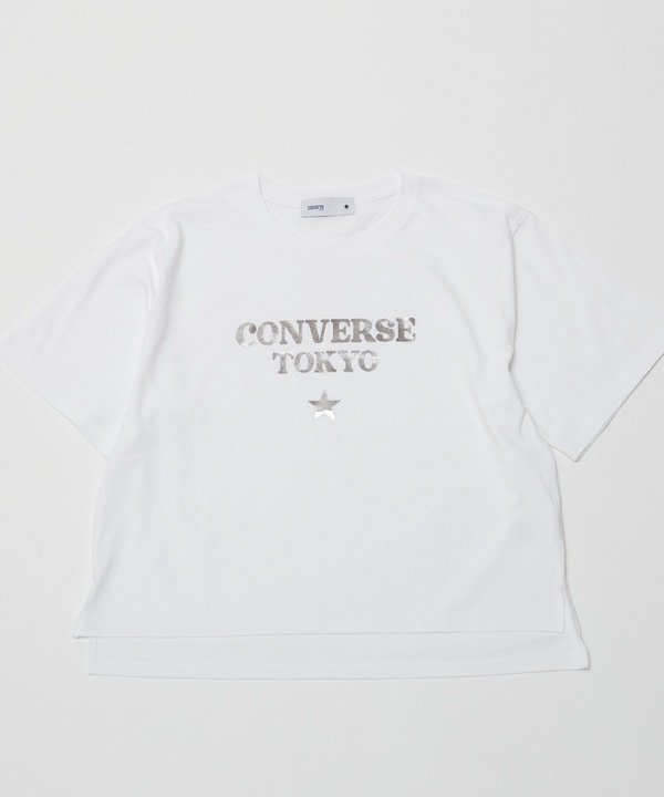 箔プリントTEE 詳細画像 ホワイト 1