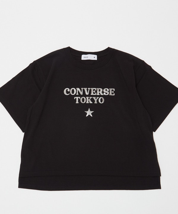 箔プリントTEE 詳細画像 ブラック 1