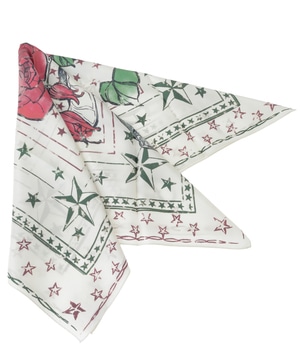 SNAKE ＆ ROSE SILK SCARF