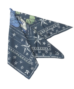 SNAKE ＆ ROSE SILK SCARF