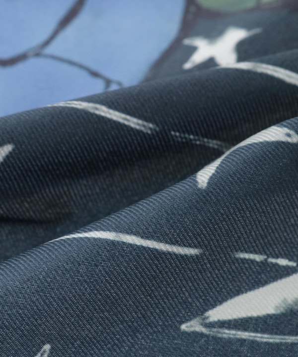 SNAKE ＆ ROSE SILK SCARF 詳細画像 11