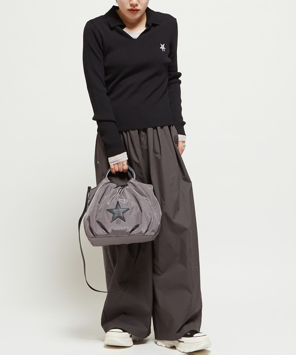 ACRYLIC HANDLE BALLOON SHOULDER BAG 詳細画像 2