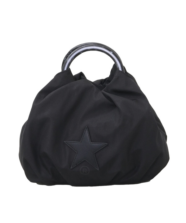 ACRYLIC HANDLE BALLOON SHOULDER BAG 詳細画像 ブラック 1