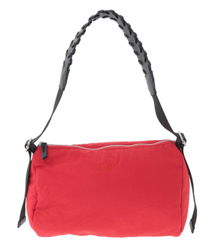 LACE-UP HANDLE PUFF BAG