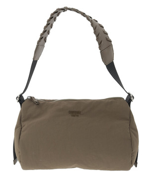 LACE-UP HANDLE PUFF BAG