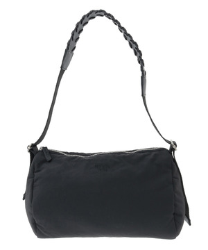 LACE-UP HANDLE PUFF BAG