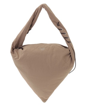 LACE-UP TRIANGLE PUFF BAG