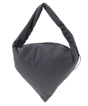 LACE-UP TRIANGLE PUFF BAG