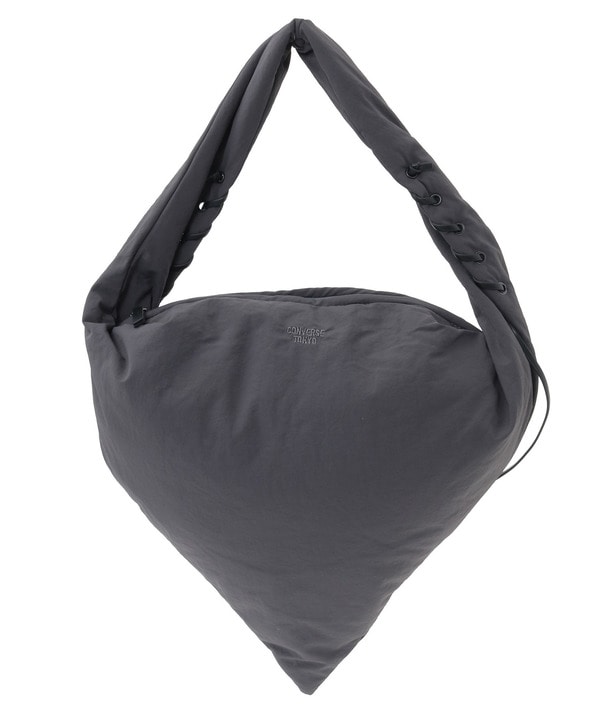 LACE-UP TRIANGLE PUFF BAG 詳細画像 チャコールグレー 1
