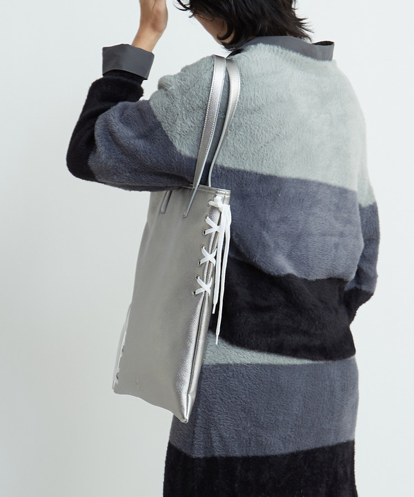 LACE-UP FLAT TOTE BAG 詳細画像 5