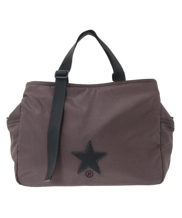 BIG POCKET NYLON TOTE BAG 詳細画像 ブラウン 1