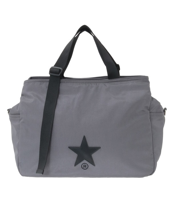 BIG POCKET NYLON TOTE BAG 詳細画像 グレー 1