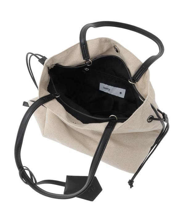 LINEN GATHERED TOTE BAG 詳細画像 11