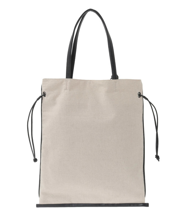 LINEN GATHERED TOTE BAG 詳細画像 6