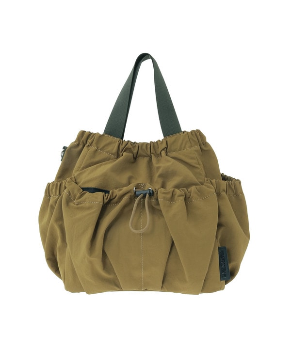 2WAY CRASH NYLON DRAWSTRING BAG 詳細画像 カーキ 1