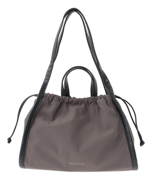 GATHERED HANDLE TOTE BAG