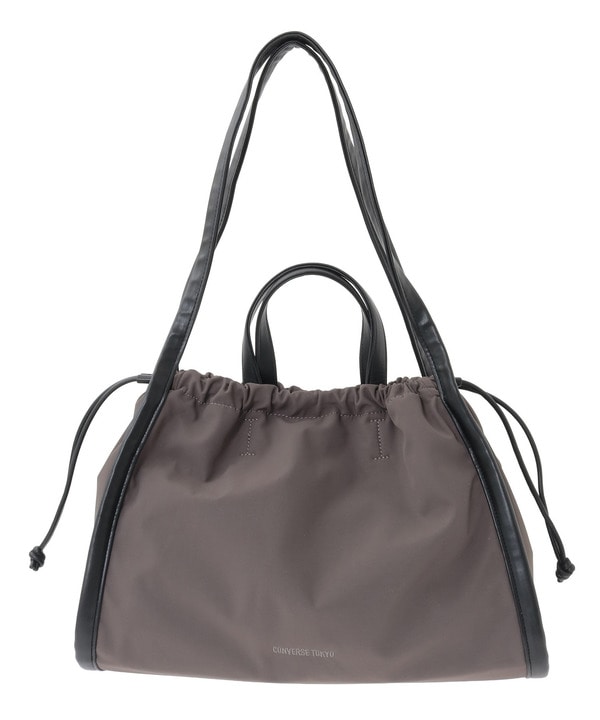 GATHERED HANDLE TOTE BAG 詳細画像 グレー 1