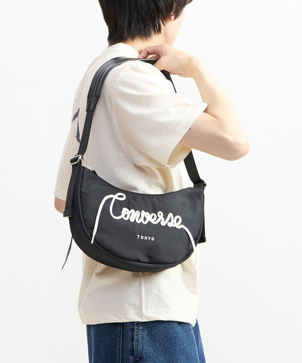 SPINDLE LOGO MOON SHOULDER BAG 詳細画像 3