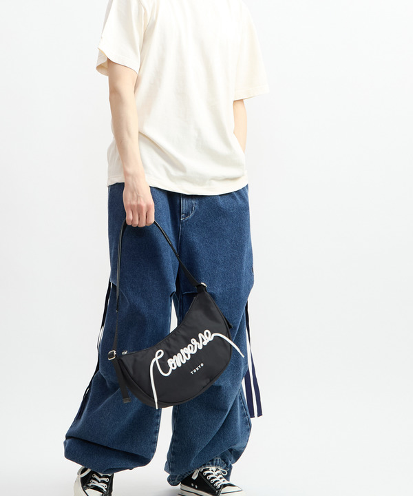 SPINDLE LOGO MOON SHOULDER BAG 詳細画像 4