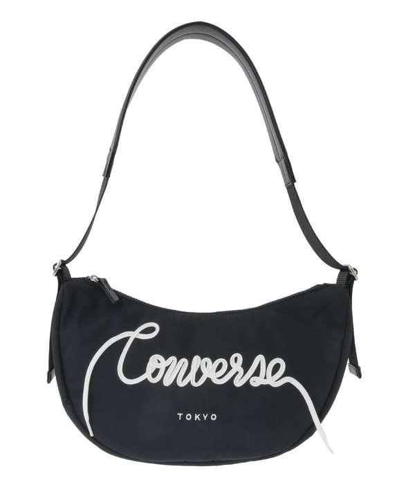 SPINDLE LOGO MOON SHOULDER BAG 詳細画像 ブラック 1
