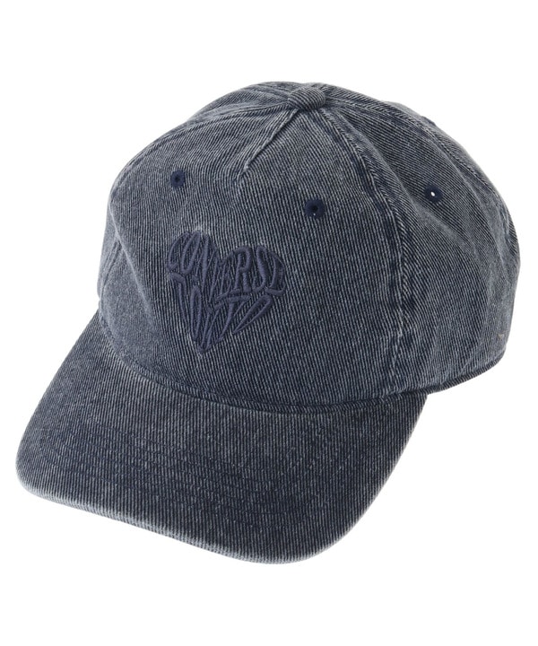 PIGMENT DYE HEART LOGO CAP 詳細画像 ブルー 1