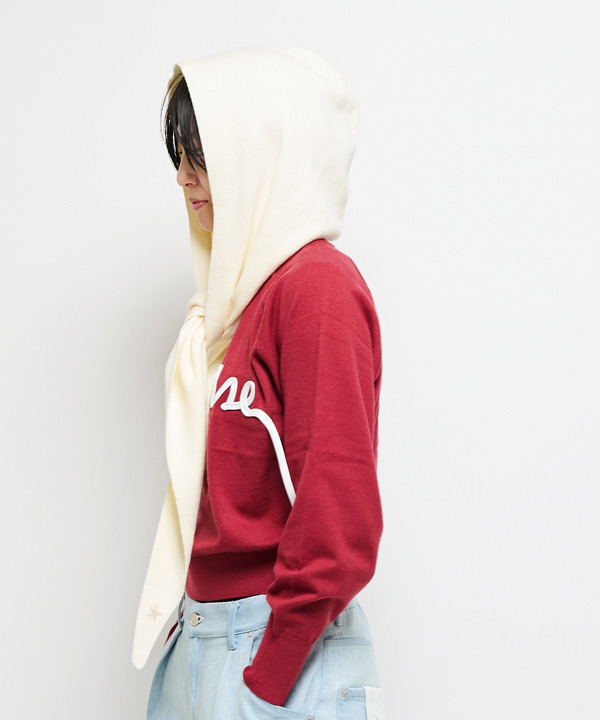 HOODED KNIT MUFFLER 詳細画像 1