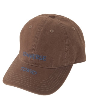 WASHED EMBROIDERED LOGO CAP