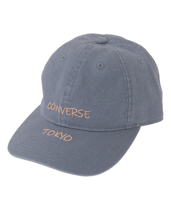 WASHED EMBROIDERED LOGO CAP 詳細画像 ブルー 1